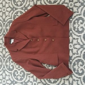 (12) Franco Mirabelli Vintage Pure Wool Blazer Classic Office Dressy Preppy